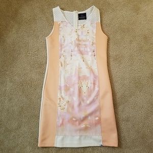Plain&prints dress